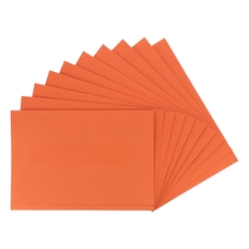 Classmates Square Cut Folder Foolscap - Orange - Pack of 100